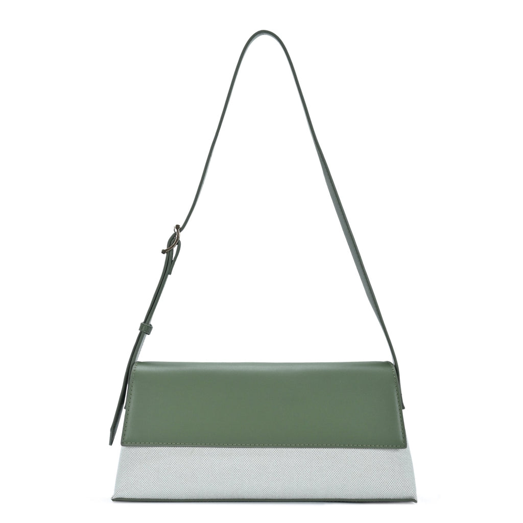 Sylvia canvas shoulder bag