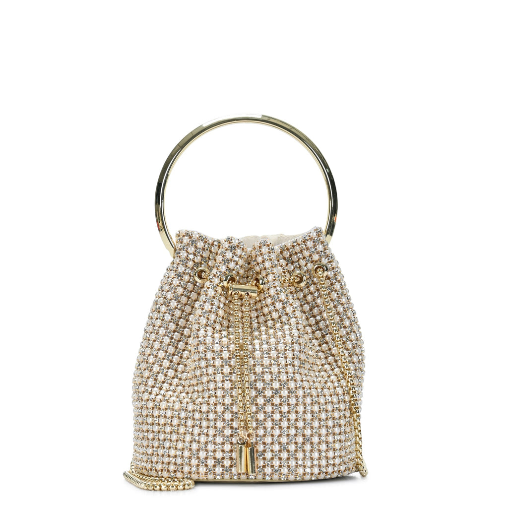The Zafira Rhinestones & Pearls Evening Bag