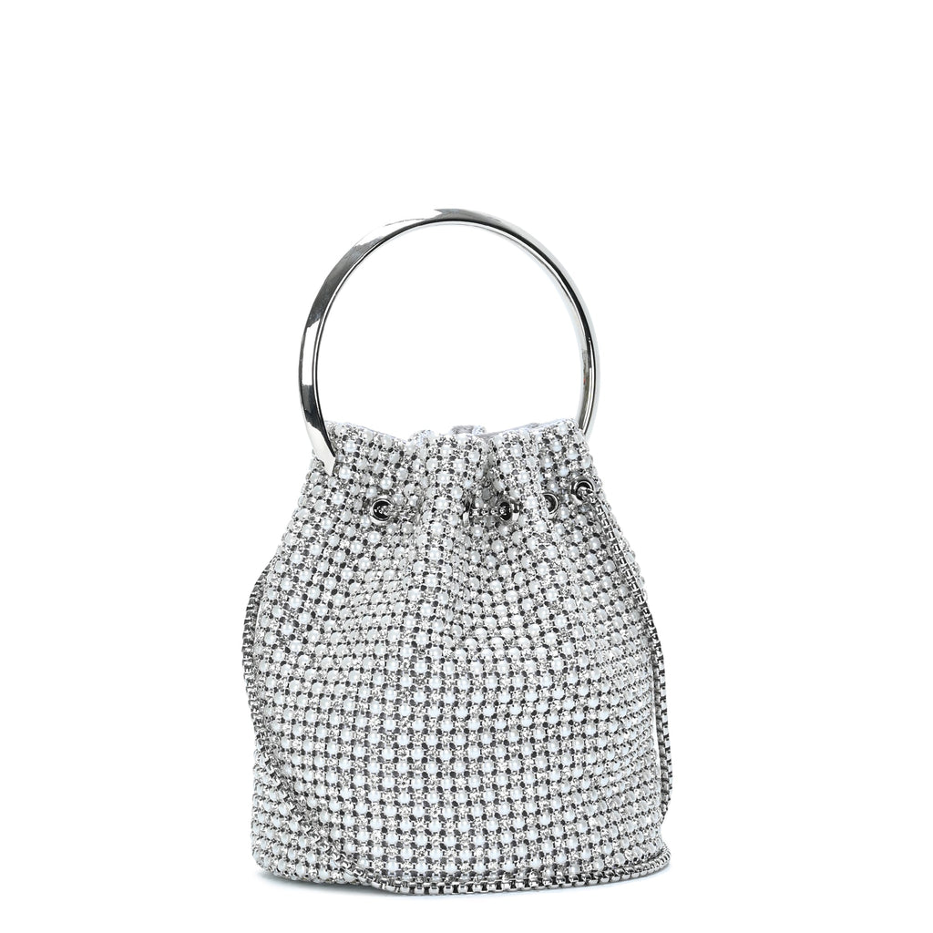 The Zafira Rhinestones & Pearls Evening Bag
