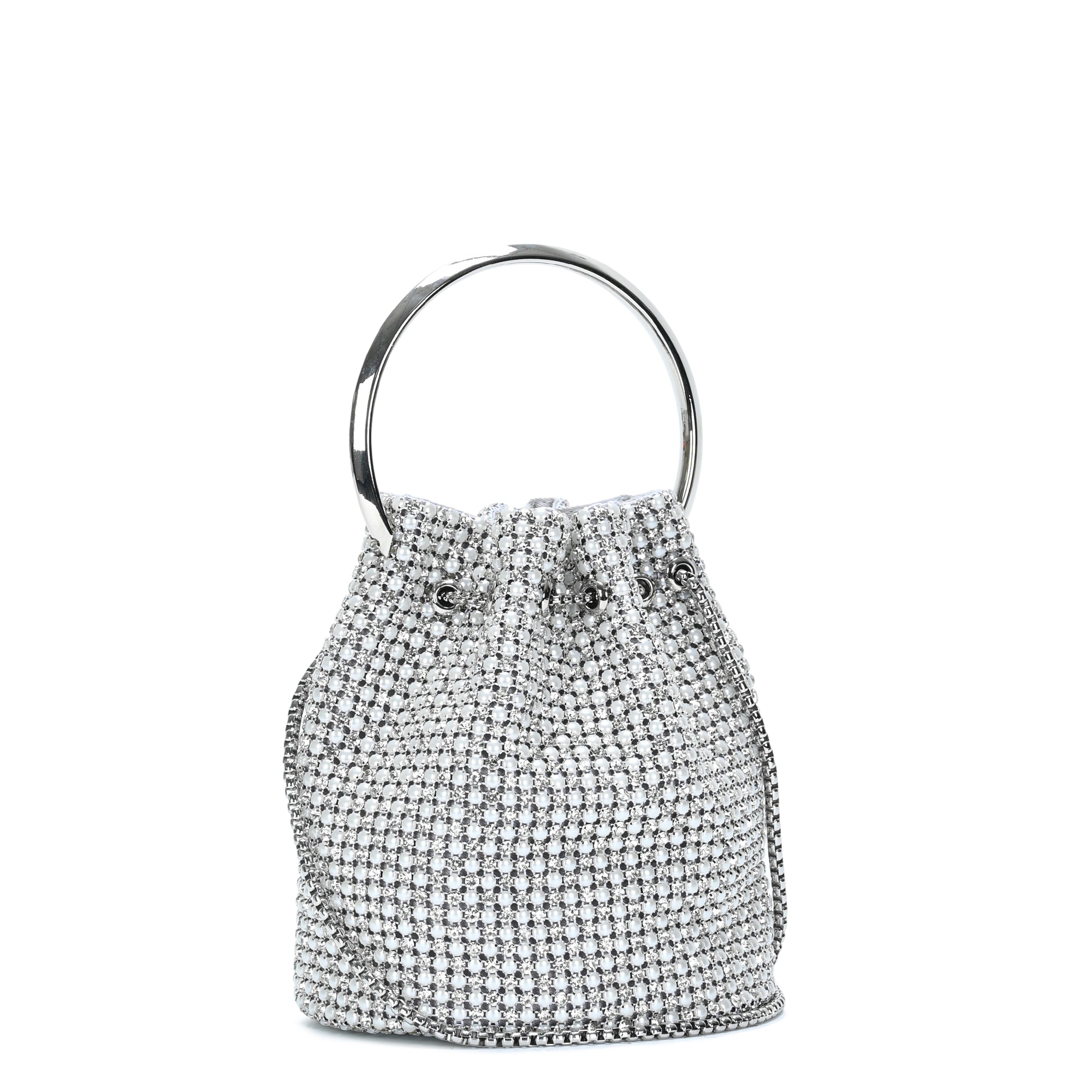 The Zafira Rhinestones & Pearls Evening Bag