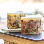 Centerpiece Botanical Candle - Blushing Rosewood
