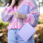 The Bracelet Pouch — Lavender Quilted