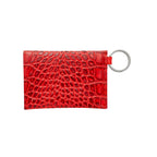 Keychain Wallet — Red Leather Envelope Wallet