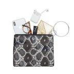 The Bracelet Pouch — Black Python