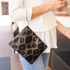 The Bracelet Pouch — Black Python