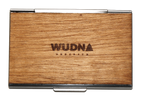 American Flag Wooden Business Card Holder