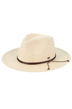 C.C Women's String Trim Band Panama Sun Hat