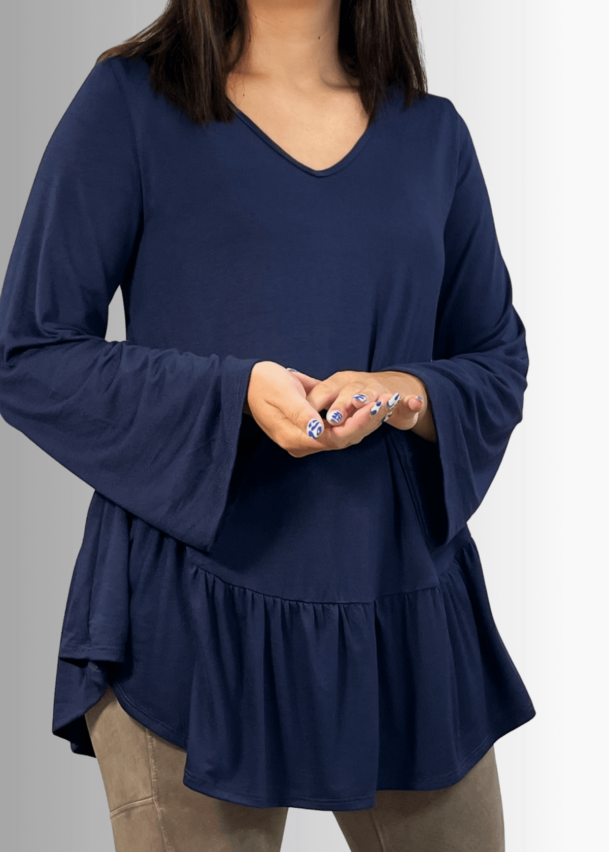 Ally Grab and Go Tunic (Navy)