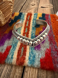 Handcrafted Rolled Sterling Silver Cuff Bracelet