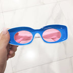 CANDY POP: Bold Retro Square Playful Sunglasses