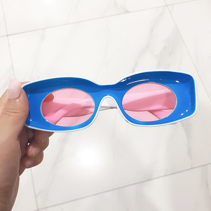 CANDY POP: Bold Retro Square Playful Sunglasses