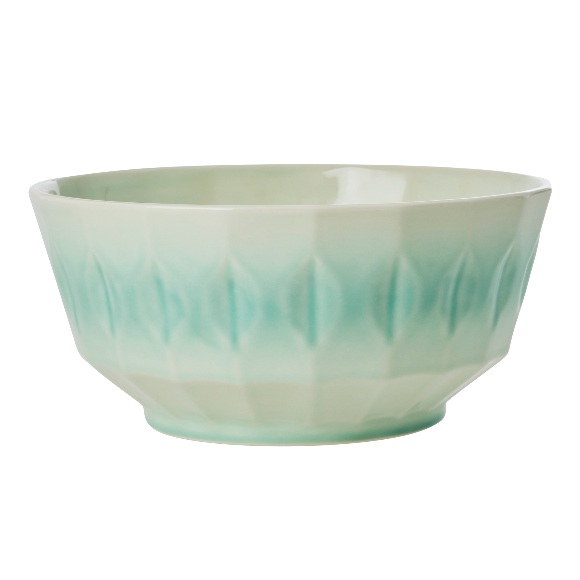 Ceramic Salad Bowl - Aqua