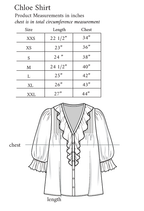 Chloe Shirt in Black Solid