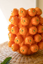 Ceramic Orange Cluster Vase