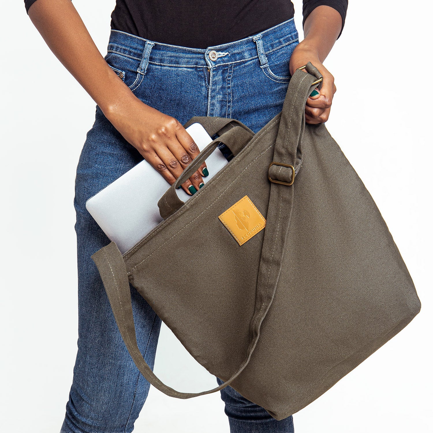 Canvas Carry-All Crossbody Bag for Men & Women | Amani