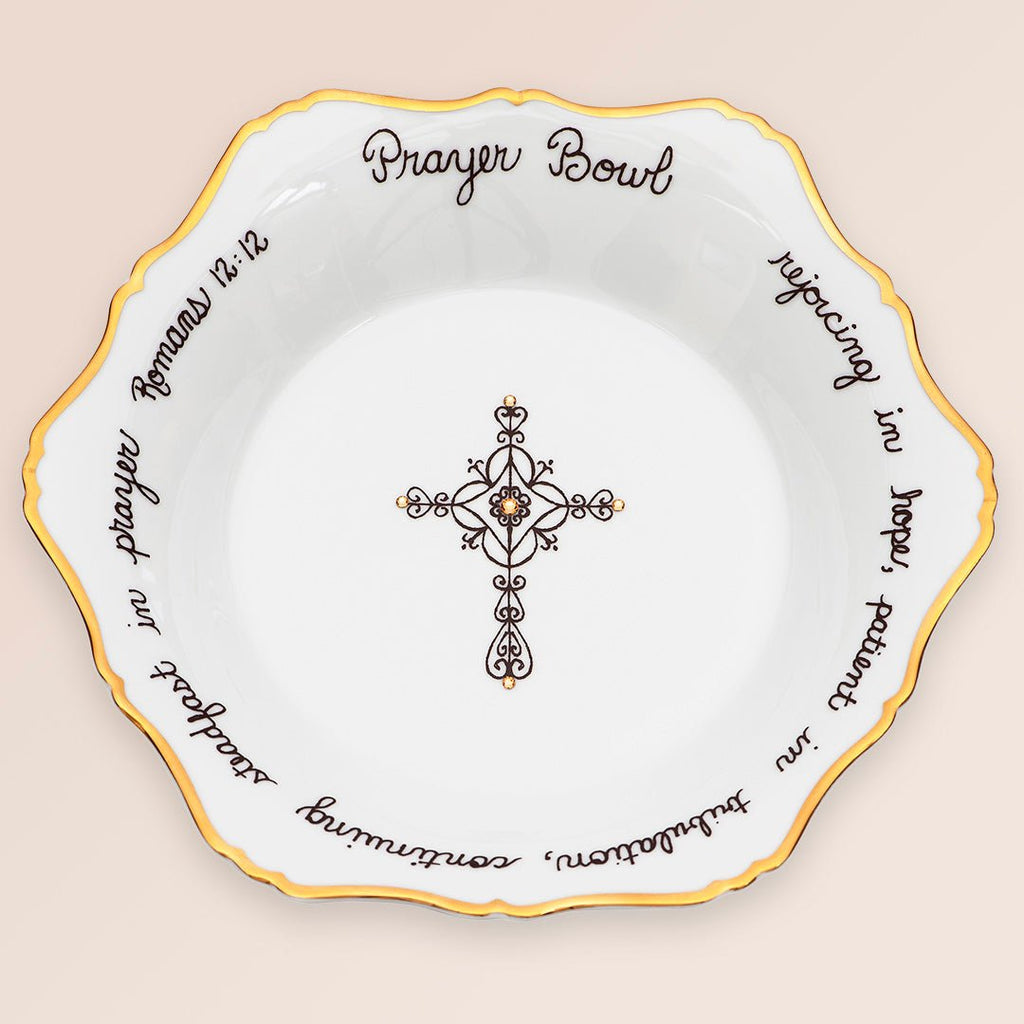 The Celeste Prayer Bowl - Romans 12:12 | PrayerBowls - Che Cose Belle