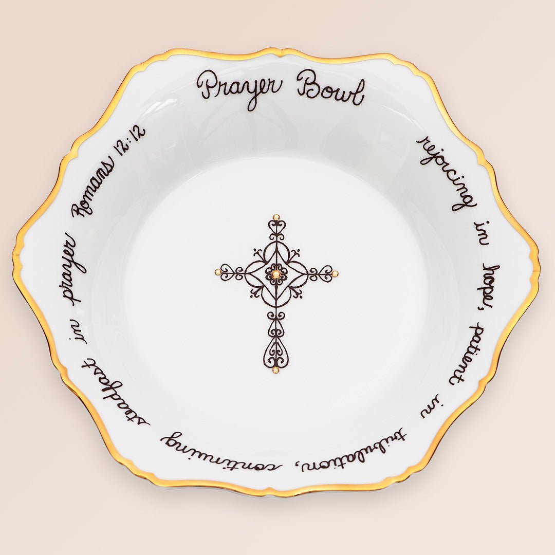 The Celeste Prayer Bowl - Romans 12:12 | PrayerBowls - Che Cose Belle