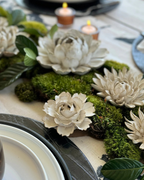 Ceramic Flower Wall Art Succulent Blue 12: Succulent Light Blue