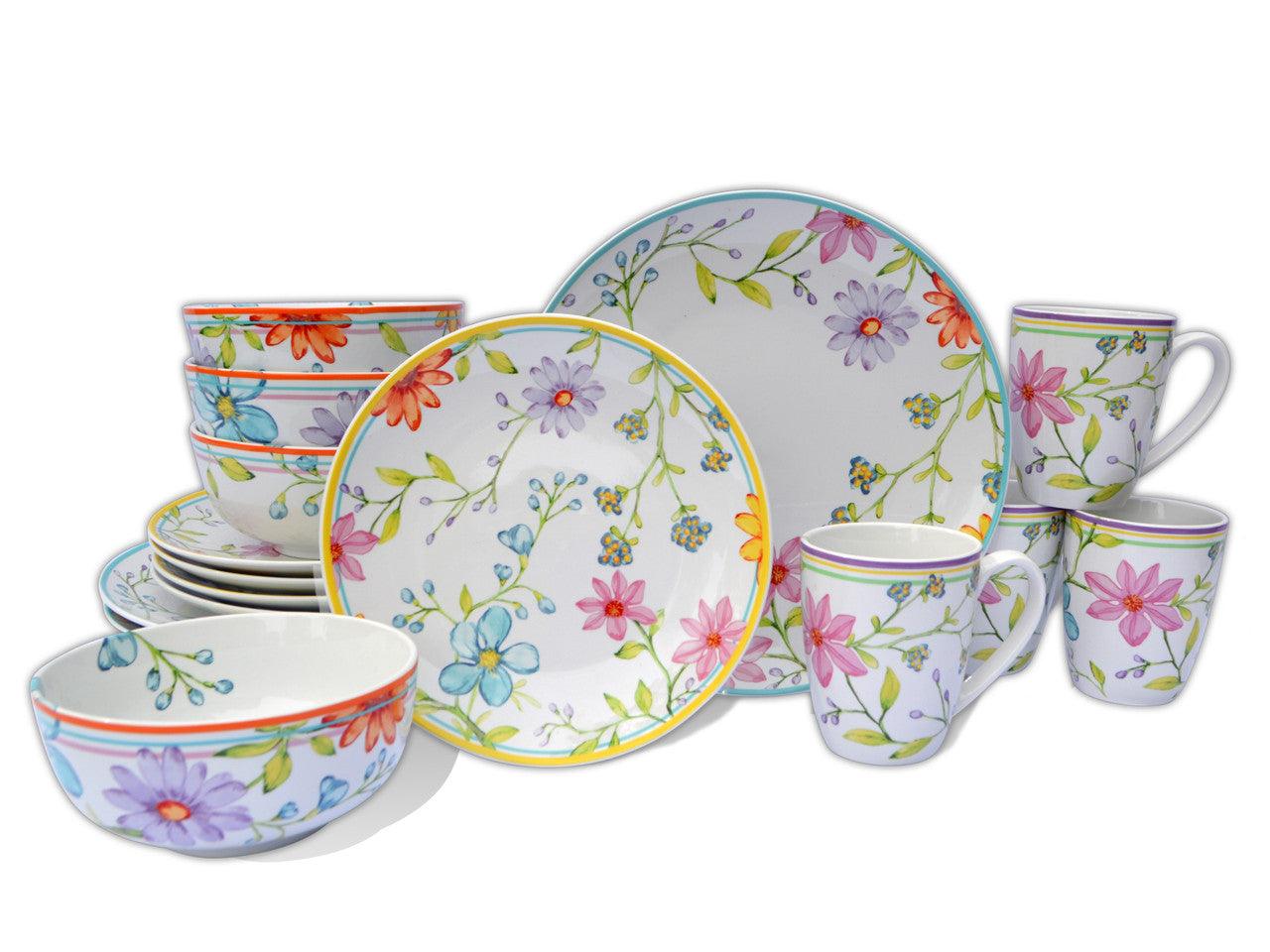 Charlotte 16 - Piece Stoneware Dinnerware Set - Che Cose Belle