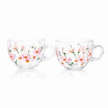 Painted Cherry Blossom Mugs