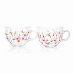 Painted Cherry Blossom Mugs