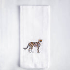 African Wildlife Cotton Tea Towels - Handmade Kitchen Gift