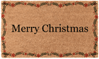 Christmas Poinsettia Border