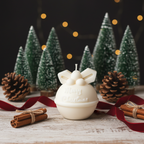 Round Bell Christmas Candle | Holiday Decor
