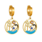 Coastal Magic Turquoise Earrings