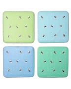 Bee Happy Coasters, Set of 4