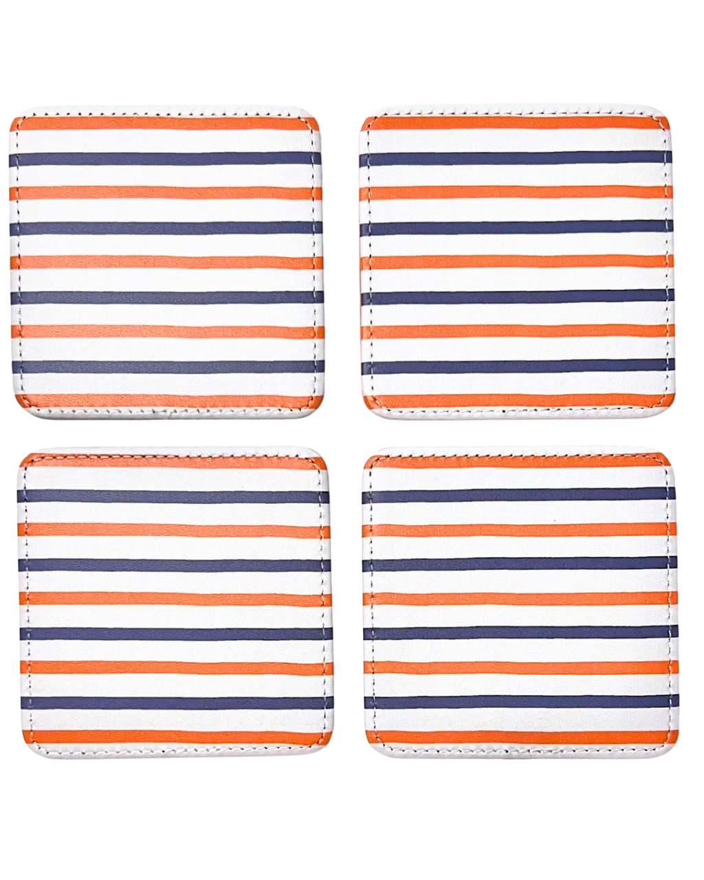 Spirit Dog in Orange Coasters, Set of 4