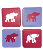 Spirit Elephant Coasters, Set of 4
