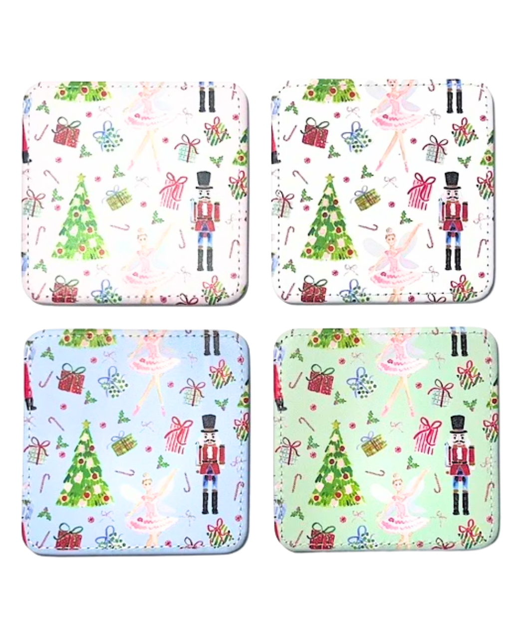 Nutcracker Ballet Coasters, Set of 4