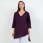 Zoe Top - Looser Fitting Comfort 100% Cotton Gauze