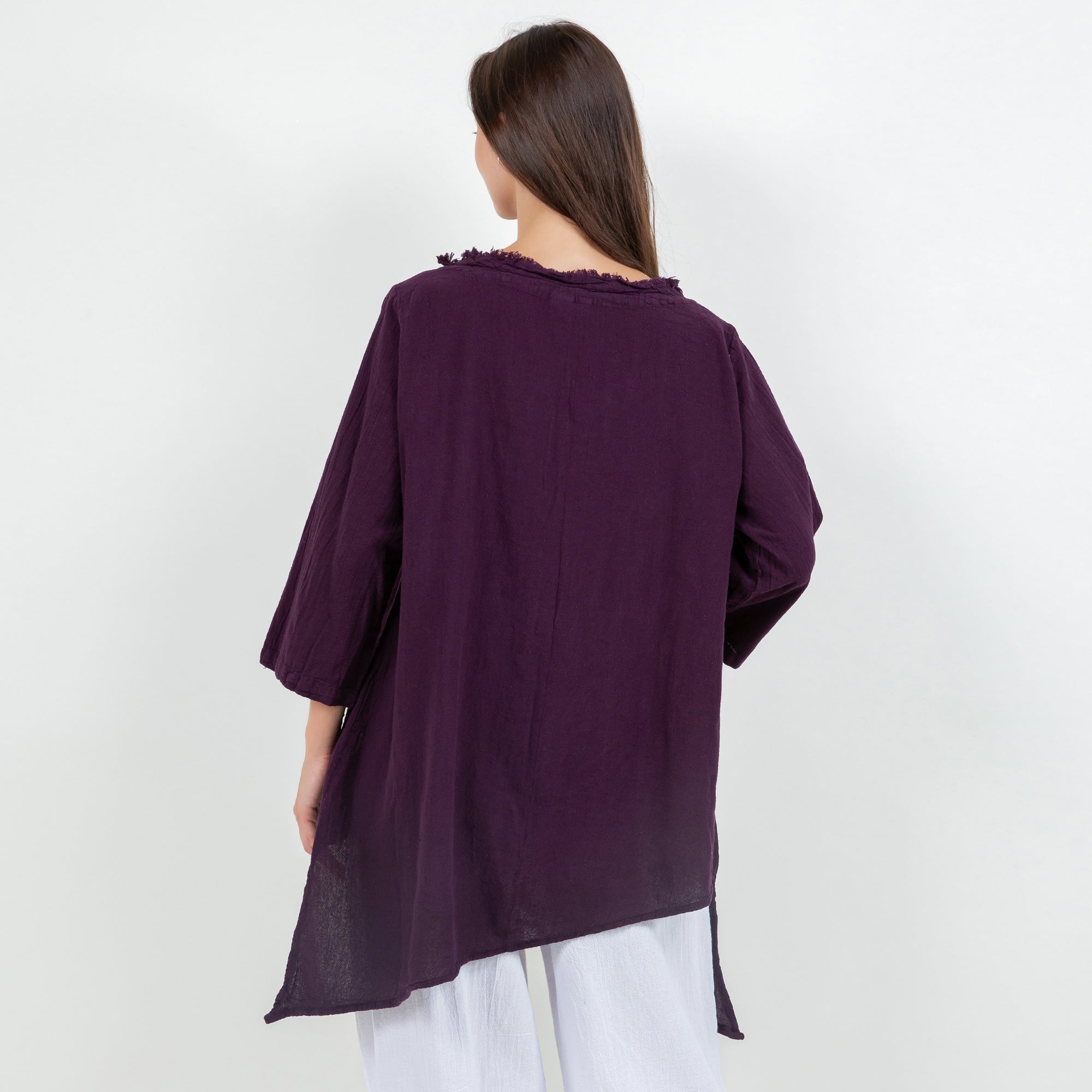 Zoe Top - Looser Fitting Comfort 100% Cotton Gauze