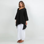 Zoe Top - Looser Fitting Comfort 100% Cotton Gauze