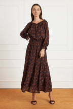 Esme Dress in Navy Batik