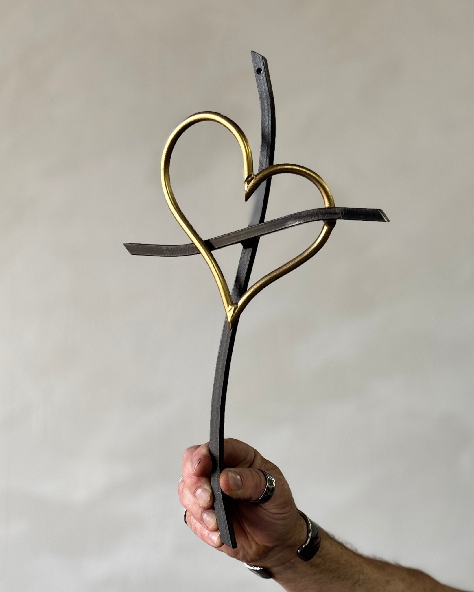 The Heart of Gold Promise Cross - Che Cose Belle