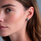 Sterling Silver Artisan Stud Earrings