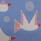 Hand Embroidered Birds Pillow Cover 20" x 20"