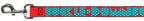 Dog Leash - BUCKLE-DOWN Shapes Red/Dot Turquoise/White