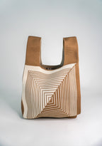 Labyrinth Beige Handbag
