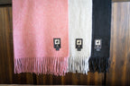 Alpaca Wool Throw Blanket - Solid Colors