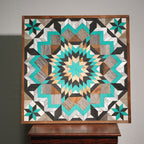 Amish Handmade Barn Quilt Wall Art – Reclaimed Barn Wood – 30.5” x 30.5”