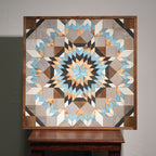 Amish Handmade Barn Quilt Wall Art – Reclaimed Barn Wood – 30.5” x 30.5”