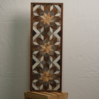 Handmade Amish Barn Quilt Banner Wall Art – 10.5in x 30in Reclaimed Wood Mosaic
