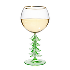 Natale Stemmed Wine Glassware, Single
