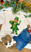 Dapper Leprechaun Graphic Sweatshirt