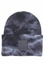 C.C Women's Tie Dye Beanie Hats With Rubber Patch