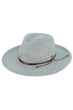 C.C Women's String Trim Band Panama Sun Hat